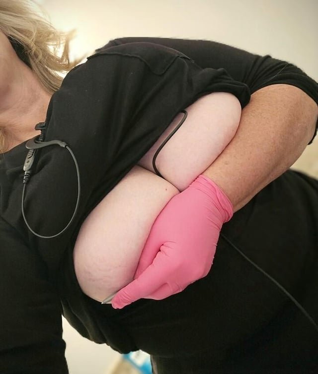 CHRISTINE naked in my DENTIST OFFICE please suck my mommy Milk  Arizona slut wife #4dJfLXvW